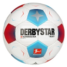 Derbystar Football Bundesliga Brilliant TT v23 (Season 2023/2024) white/red/blue